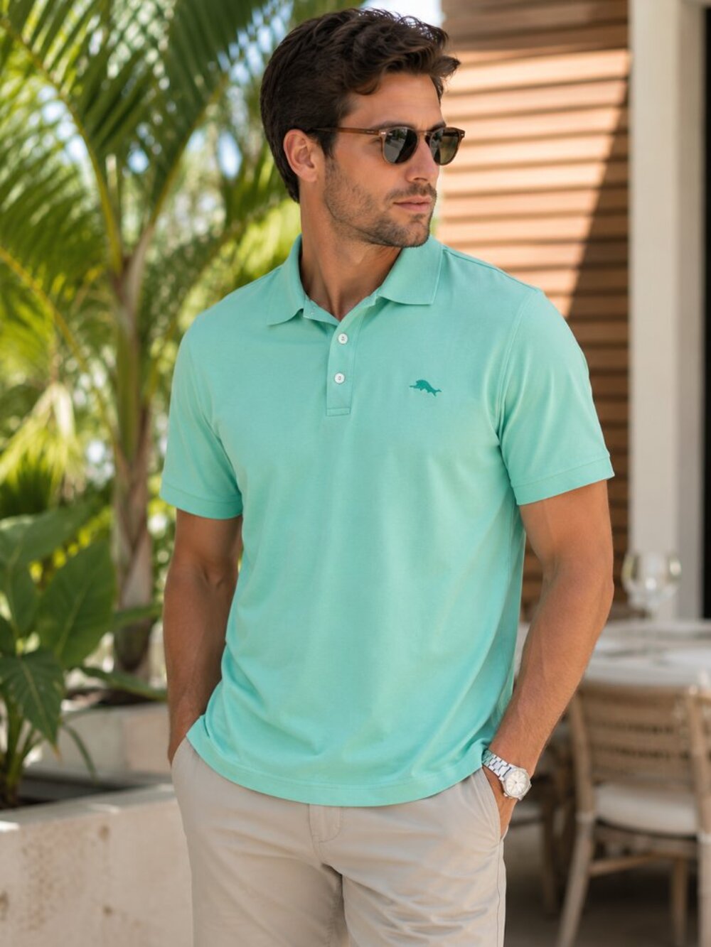 Tommy Bahama Aqua Performance Polo Shirt Men's Size Small